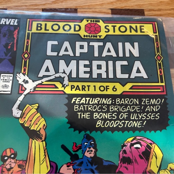 CAPTAIN AMERICA #357 MARVEL COMIC BOOK  - THE BLOOD STONE. - Picture 3 of 9